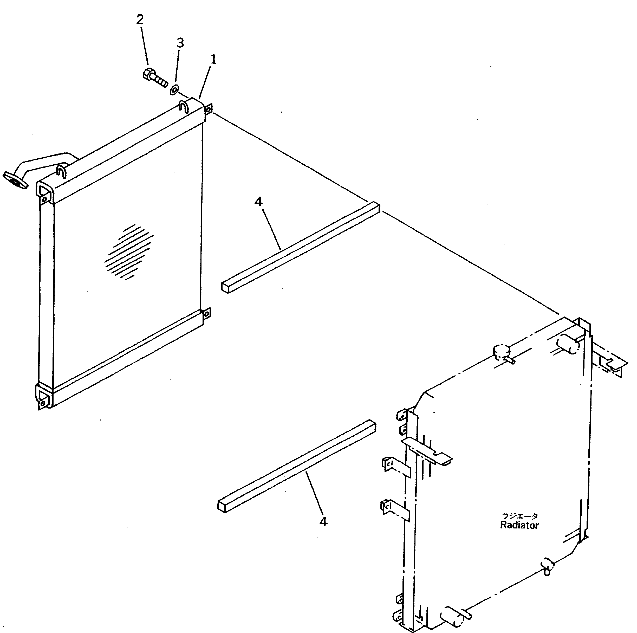 Excavators Komatsu / PC220LC-5 S/N 35001-UP(pc220lcc) / OIL COOLER(#36614-)(030160 : 1251A)