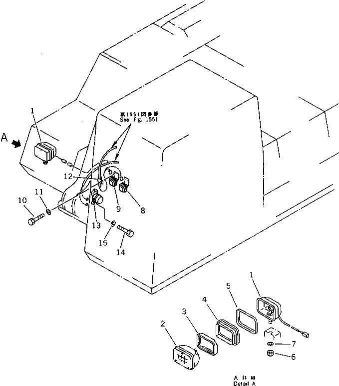 Excavators Komatsu / PC220LC-5 S/N 35001-UP(pc220lcc) / ELECTRICAL SYSTEM (RELATED PARTS)(#35001-36613)(030340 : 1501)