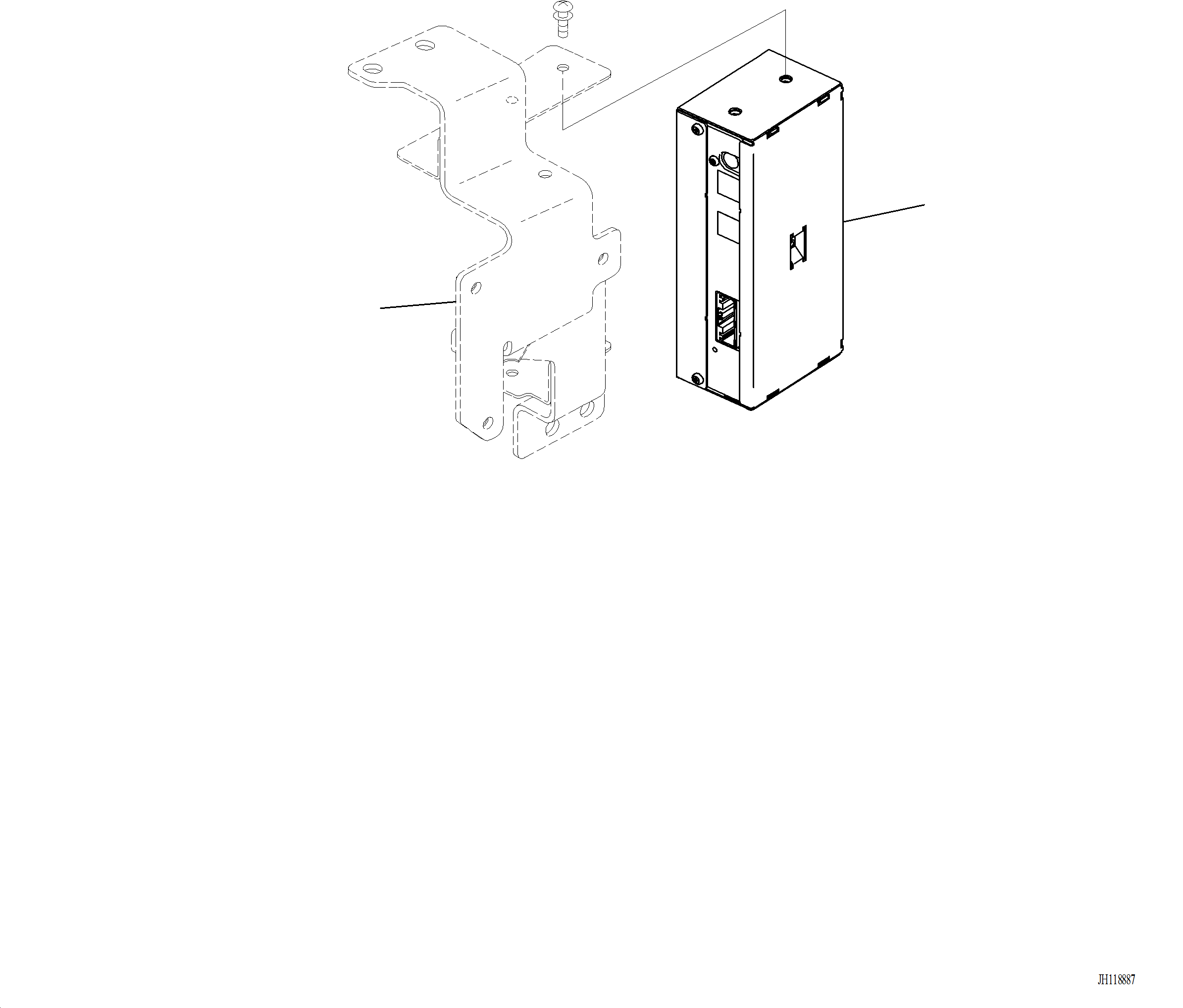 Komatsu parts book diagram for PC220LCi-12 S/N A15001: K0810-001001 RADIO