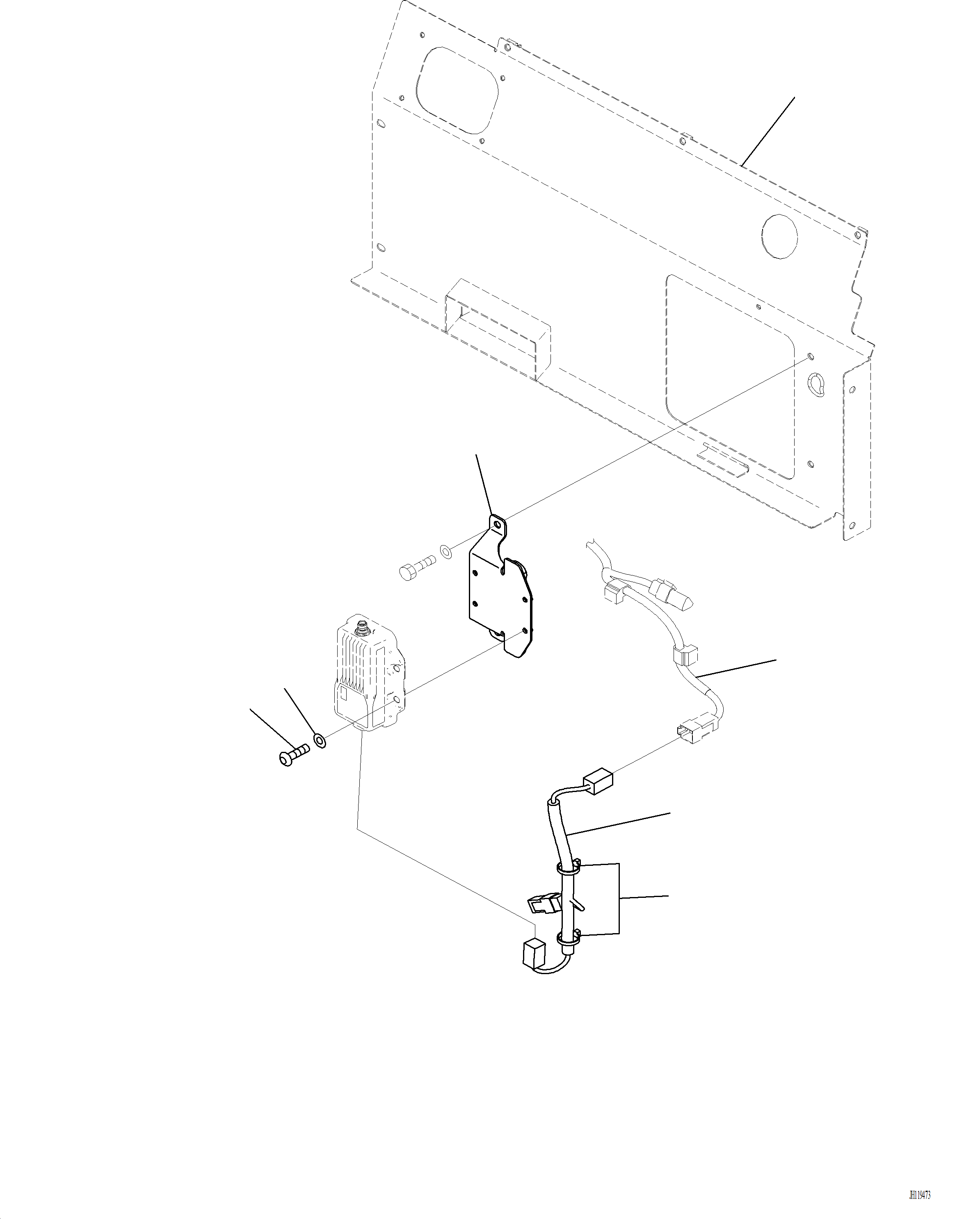 Komatsu parts book diagram for PC220LCi-12 S/N A15001: K1111-001038 CAB CAB IN PARTS, TRANSCEIVER RELATED PARTS