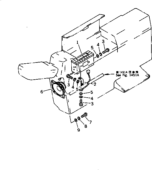 Excavators Komatsu / PC220LC-5 S/N 35001-UP(pc220lcr) / AM RADIO AND SPEAKER (FOR LONG LEVER CONTROL)(#36614-)(030580 : 1802)