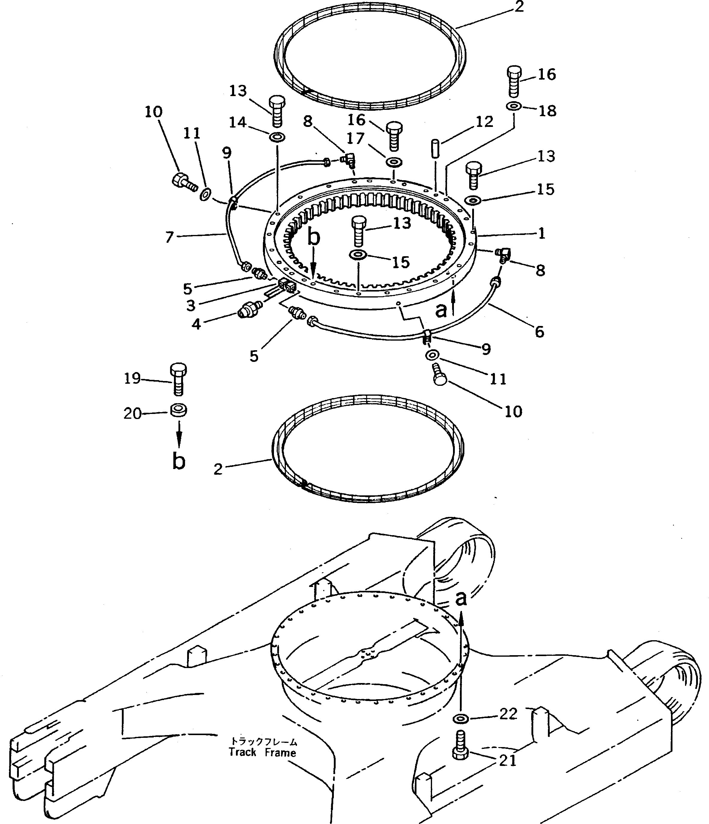 Excavators Komatsu / PC220LC-5 S/N 35001-UP(pc220lcr) / SWING CIRCLE(060010 : 2501)