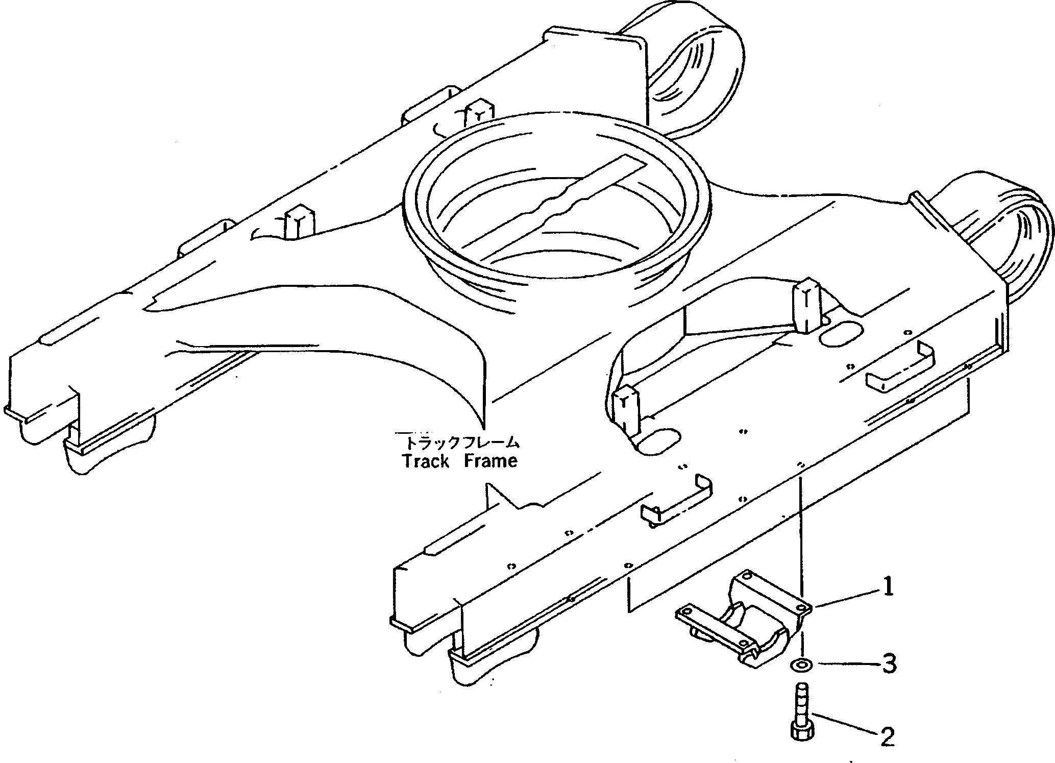 Excavators Komatsu / PC220LC-5 S/N 35001-UP(pc220lcr) / CENTER GUARD(090060 : 3091)