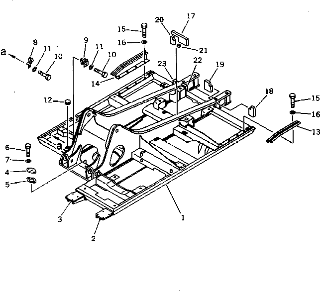 Excavators Komatsu / PC220LC-5 S/N 35001-UP(pc220lcr) / REVOLVING FRAME (WITH F.O.P.S.) (FOR JAPAN)(#36614-)(120330 : 4602A)