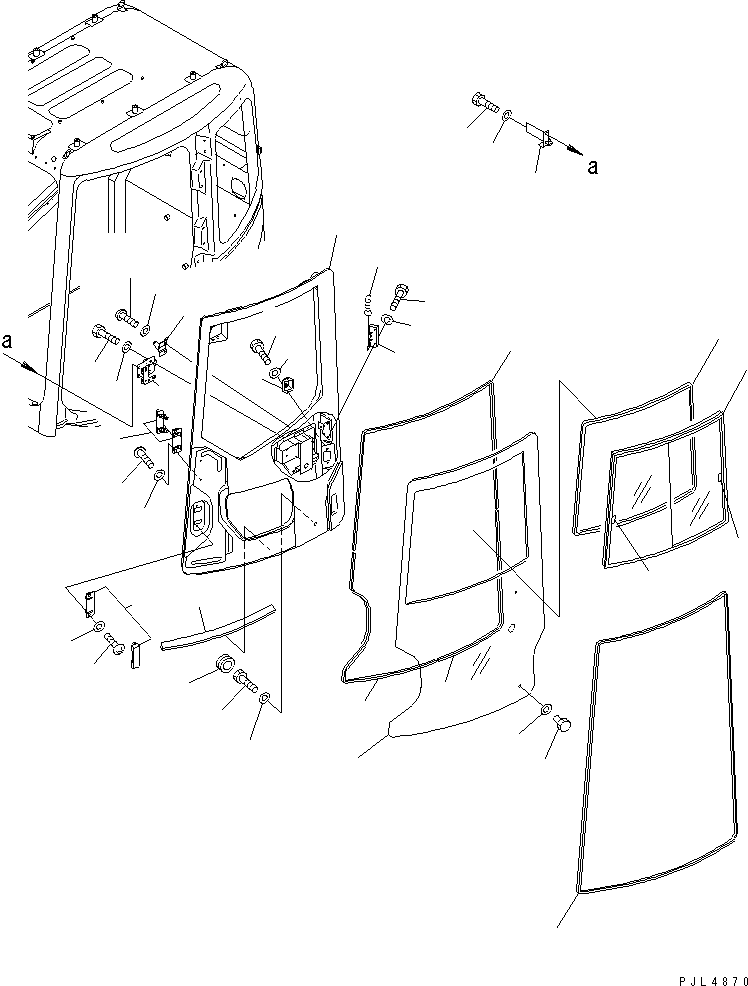 Excavators Komatsu / PC228USLC-1 S/N 11001-UP(pc228u0r) / OPERATOR