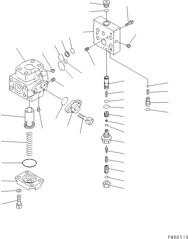Excavators Komatsu / PC228USLC-1 S/N 11001-UP(pc228u0r) / PILOT VALVE(481330 : Y1679-01A0)