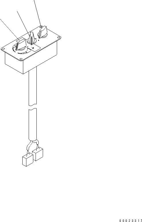 Komatsu parts book diagram for PC228USLC-2J S/N 15001-UP (For KUK / Chassis only): CONTROL PANEL (FOR AIR CONDITIONER)