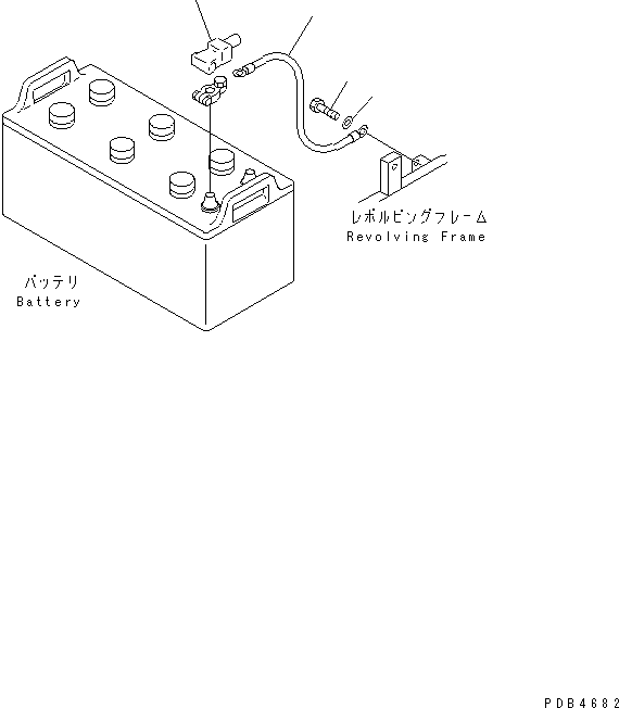 Excavators Komatsu / PC228UU-1-TN S/N 10001-UP(pc228u2r) / WIRING (BATTERY CASE)(#10001-10021)(120110 : E0200-04A0)