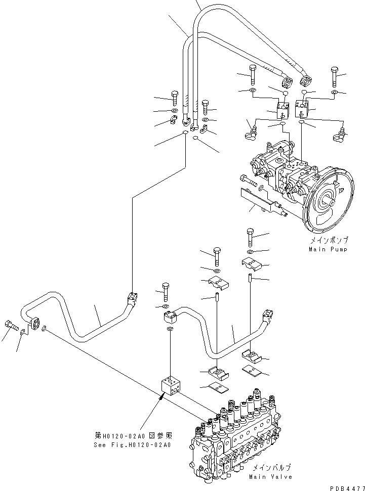 Excavators Komatsu / PC228UU-1-TN S/N 10001-UP(pc228u2r) / DELIVERY LINE(#10001-10021)(150110 : H0312-01A0)