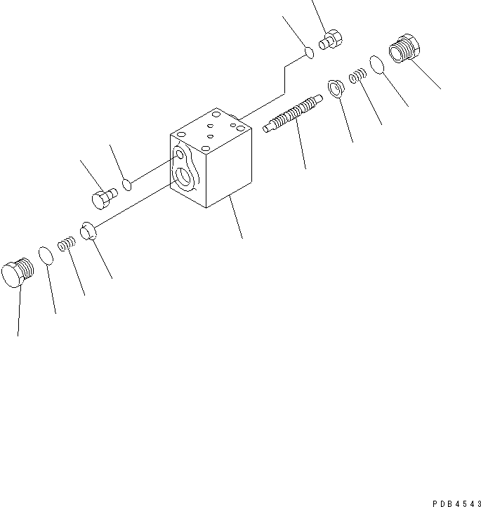 Excavators Komatsu / PC228UU-1-TN S/N 10001-UP(pc228u2r) / SHUTTLE VALVE(#10001-10021)(450660 : Y1674-01A0)