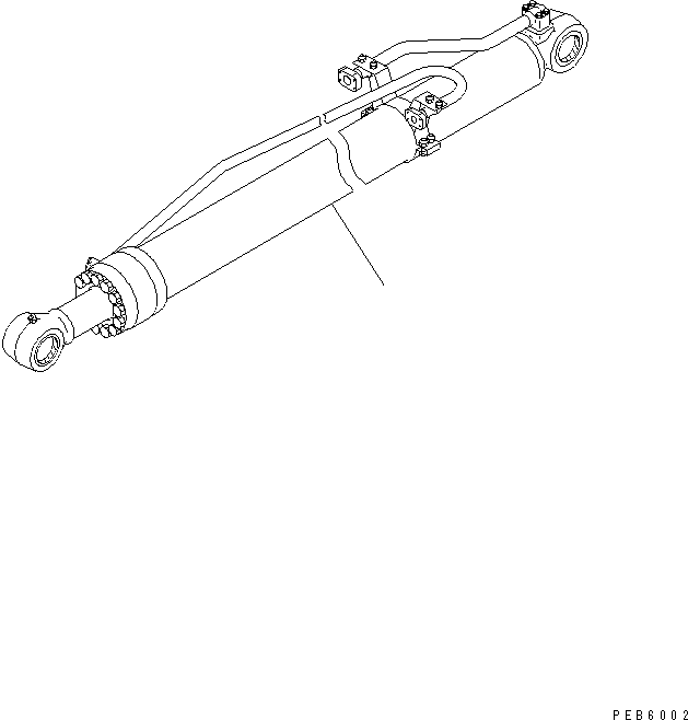 Excavators Komatsu / PC228UU-1 S/N 10001-UP(pc228u3r) / ARM CYLINDER (FOR OFFSET BOOM)(#10022-)(360120 : T1140-01A1)