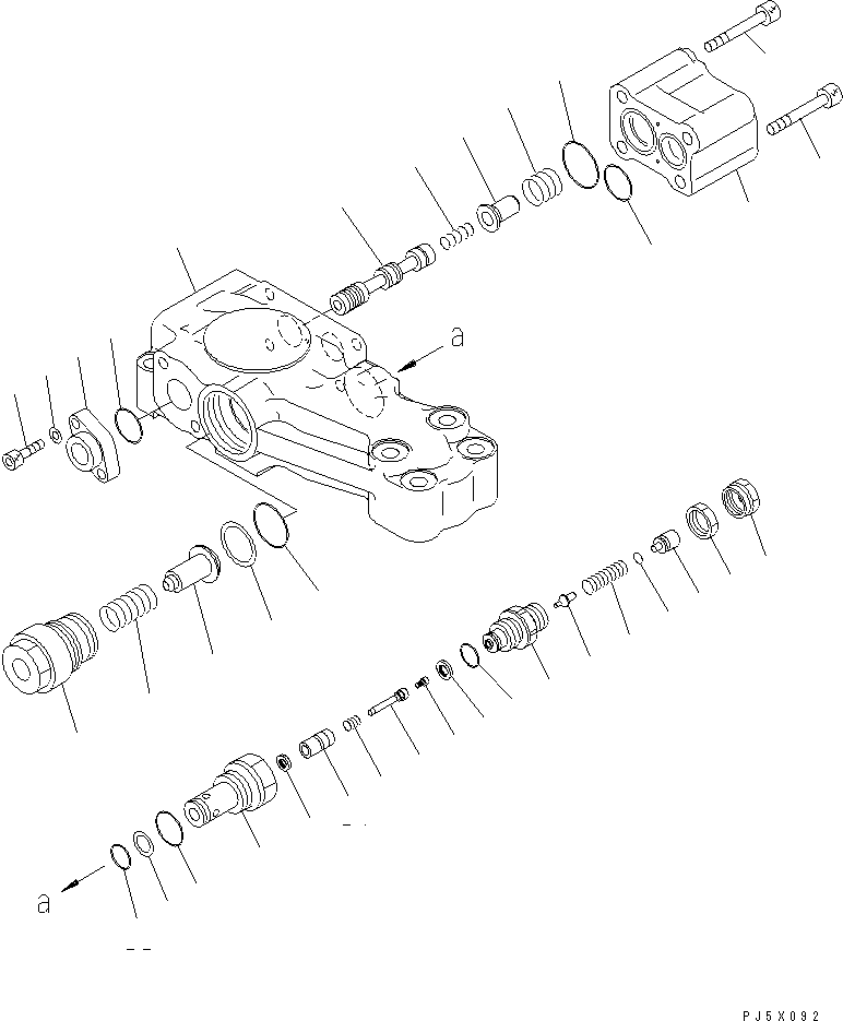 Excavators Komatsu / PC228US-3U S/N 20001-29999 (For EU)(pc228u4c) / BURST VALVE (FOR BOOM CYLINDER) (FOR ARM CRANE) (YELLOW)(#20001-)(481030 : Y1679-01A1)