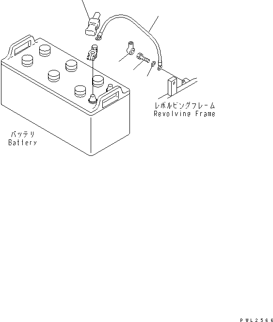 Excavators Komatsu / PC228US-2 S/N 15001-UP(pc228u4r) / WIRING (BATTERY CASE)(120090 : E0200-04A0)