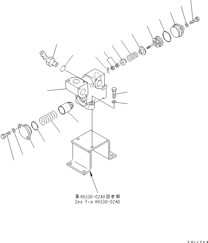 Excavators Komatsu / PC228US-2 S/N 15001-UP(pc228u4r) / RETURN LINE (BLOCK)(150230 : H0330-03A0)