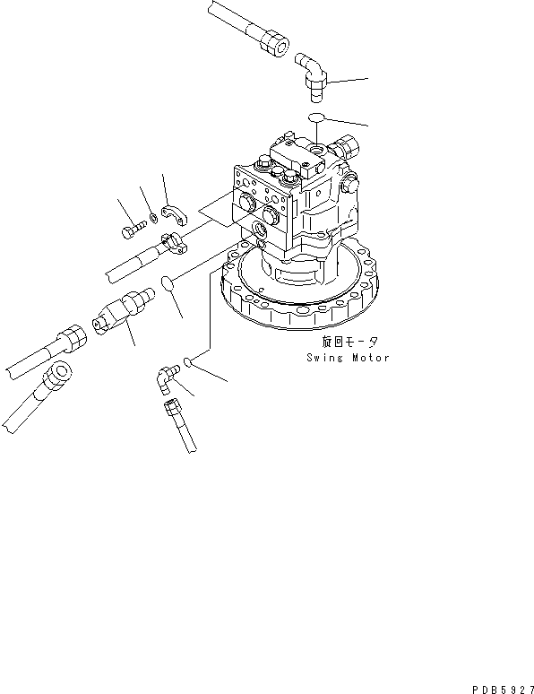 Excavators Komatsu / PC228US-1-TN S/N 11001-UP(pc228u6r) / SWING MOTOR (CONNECTING PARTS)(270030 : N1220-01A0A)