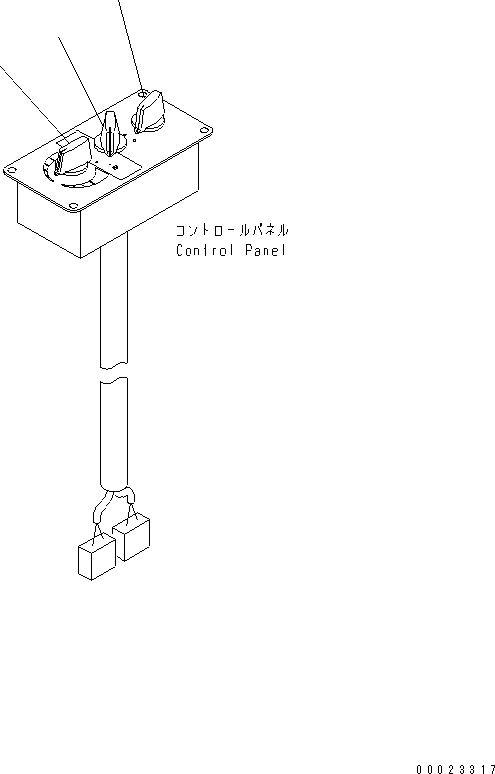 Excavators Komatsu / PC228US-1-TN S/N 11001-UP(pc228u6r) / CONTROL PANEL (FOR AIR CONDITIONER)(#11079-)(481140 : Y1979-71A0)