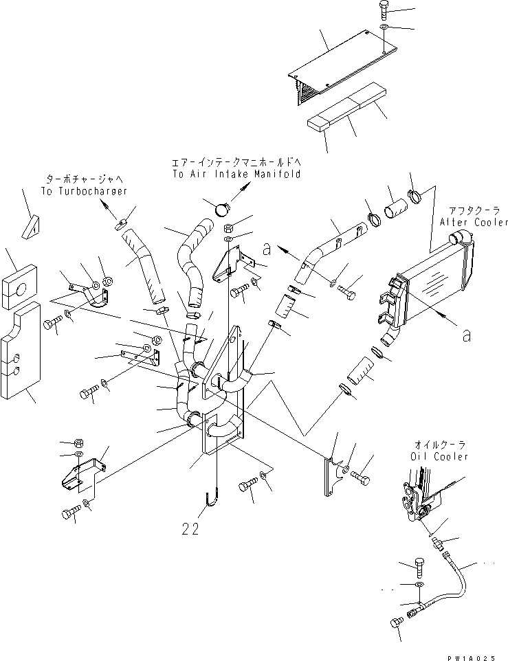 Excavators Komatsu / PC228USLC-3S S/N 20001-29999 (For U.S.A.)(pc228u7c) / COOLING (FAN GUARD)(#20001-)(060050 : C0100-04A0)