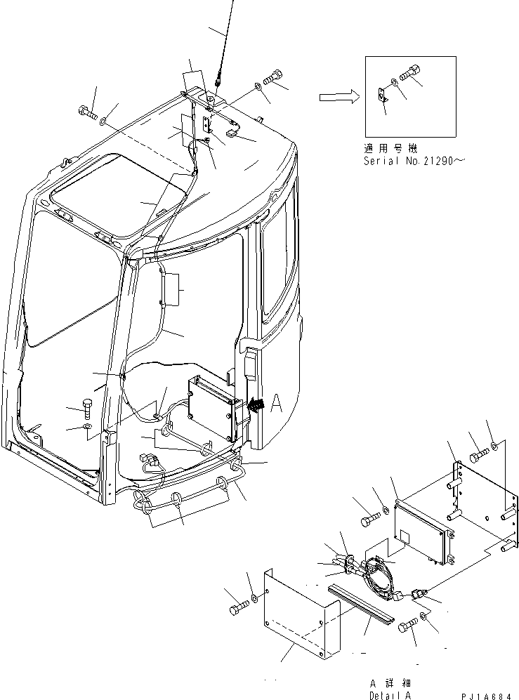 Excavators Komatsu / PC228USLC-3S S/N 20001-29999 (For U.S.A.)(pc228u7c) / KOMTRAX(#20001-)(120060 : E0201-01A0)