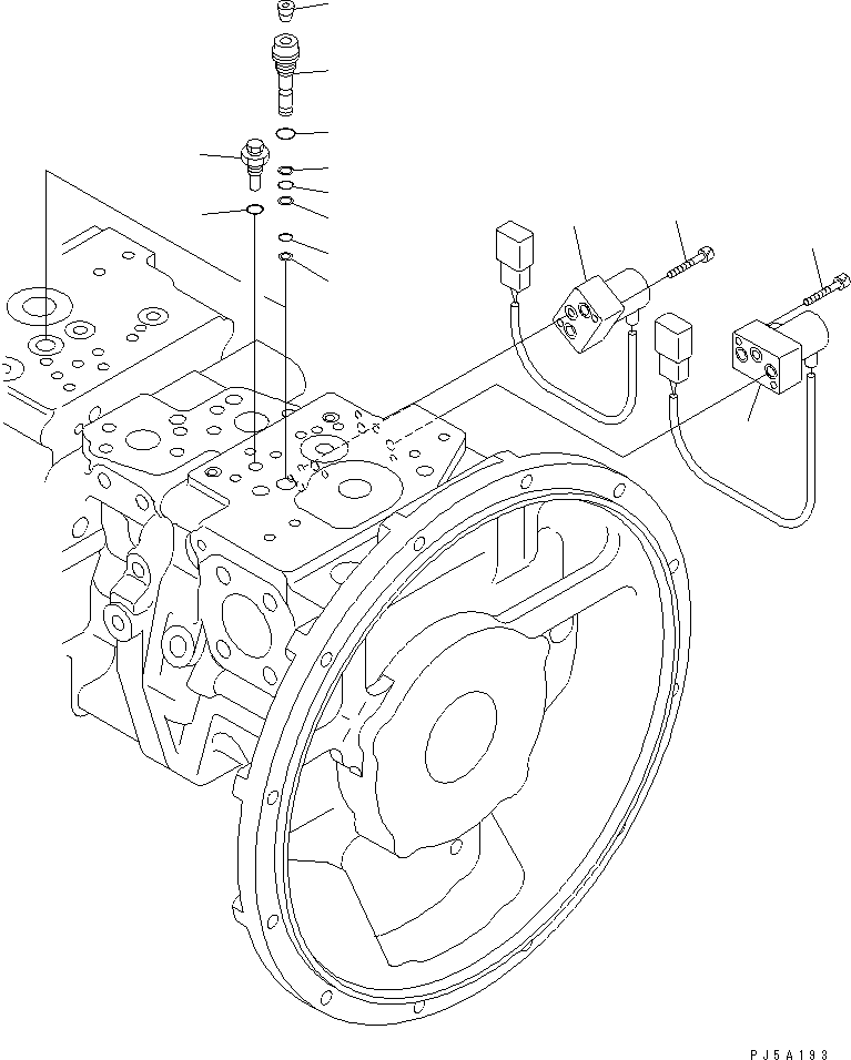 Excavators Komatsu / PC228USLC-3S S/N 20001-29999 (For U.S.A.)(pc228u7c) / MAIN PUMP (11/11)(#20001-)(480170 : Y1600-11A0)