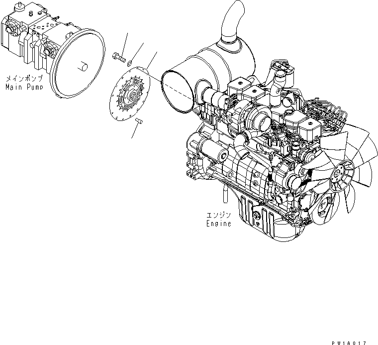 Excavators Komatsu / PC228US-3-YA S/N 20001-29999(pc228uar) / DAMPER(#20001-20593)(030060 : B0600-01A0)