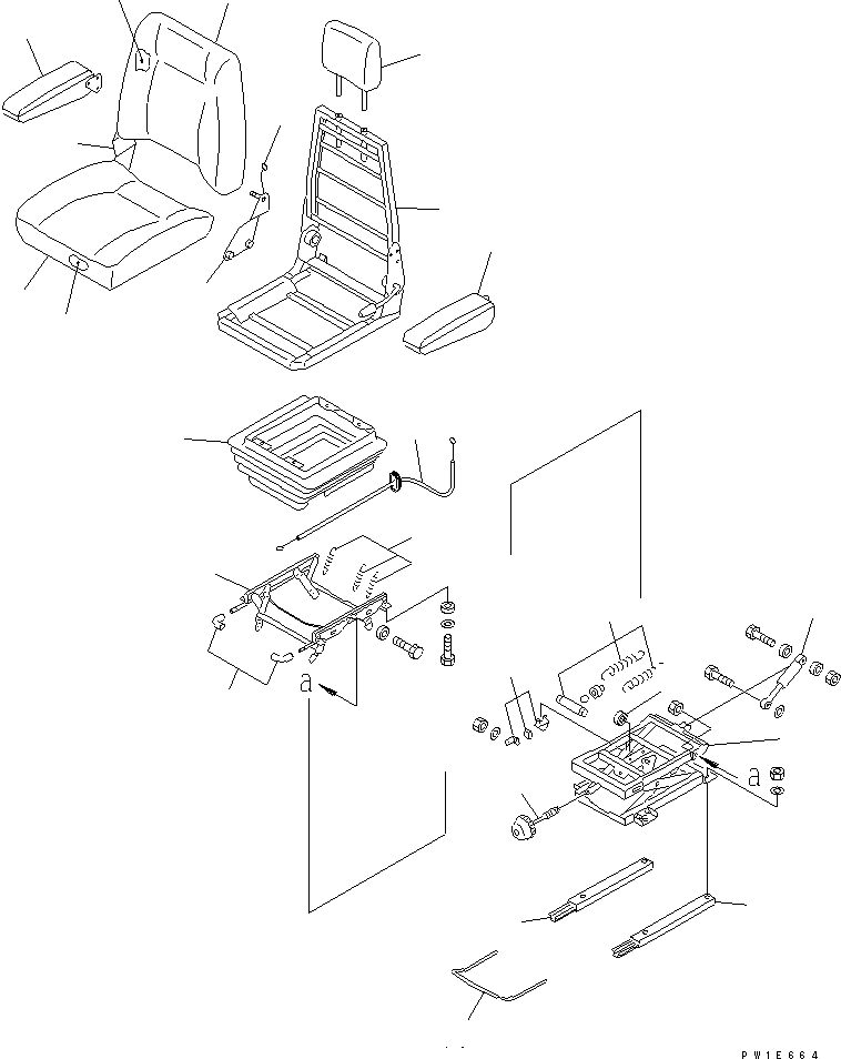 Excavators Komatsu / PC228US-3-YA S/N 20001-29999(pc228uar) / OPERATOR