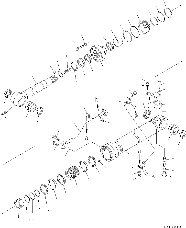 Excavators Komatsu / PC228US-3-YA S/N 20001-29999(pc228uar) / ARM CYLINDER (YELLOW)(#20001-21274)(480240 : Y1620-11A1)