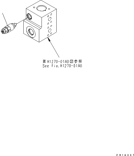 Komatsu parts book diagram for PC228USLC-3-AB S/N 20001-29999: ATTACHMENT LINE (RELIEF VALVE) (175 KG/CM2)(#20001-)