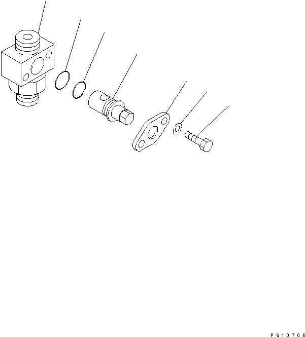 Komatsu parts book diagram for PC228USLC-3-AB S/N 20001-29999: VALVE (FOR ACCUMULATOR)(#20001-)
