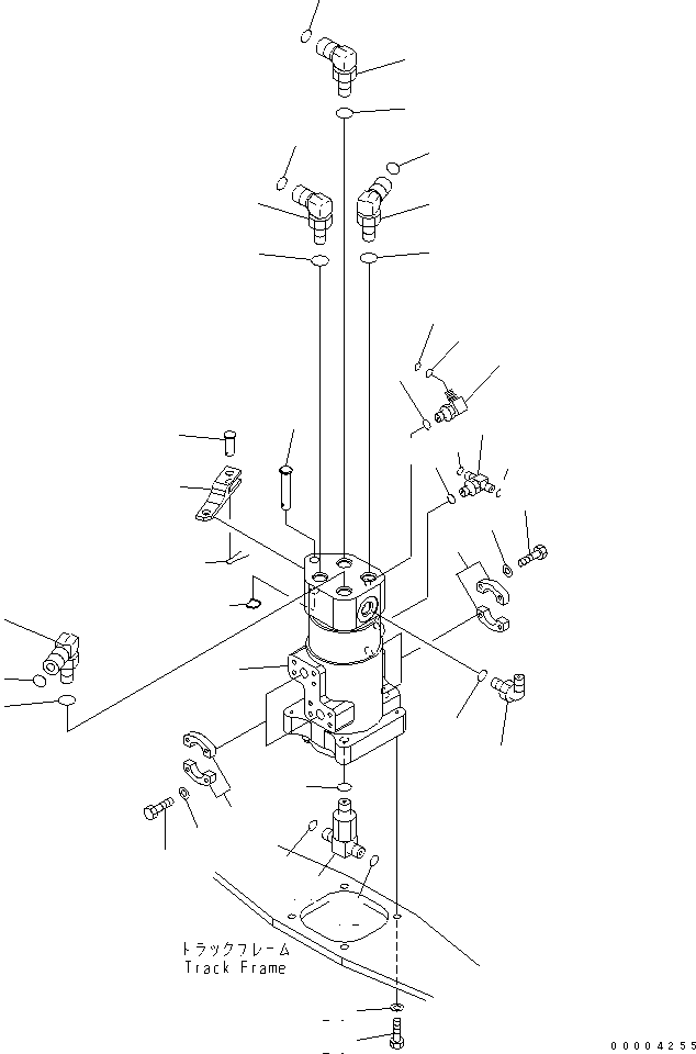 Komatsu parts book diagram for PC228US-3N-YA S/N 30001-UP: SWIVEL JOINT (CONNECTING PARTS)