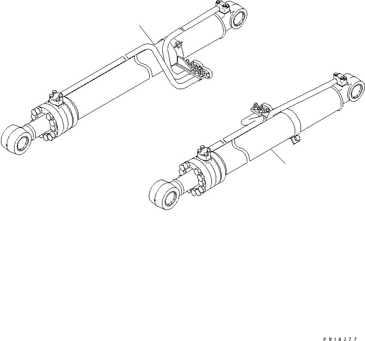 Komatsu parts book diagram for PC228US-3N-YA S/N 30001-UP: BOOM CYLINDER (FOR U.S.A.)