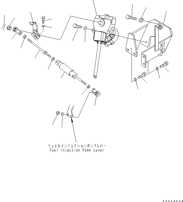 Excavators Komatsu / PC228USLC-3N-YA S/N 30001-UP(pc228uqr) / FUEL CONTROL(030060 : B0400-01A0)