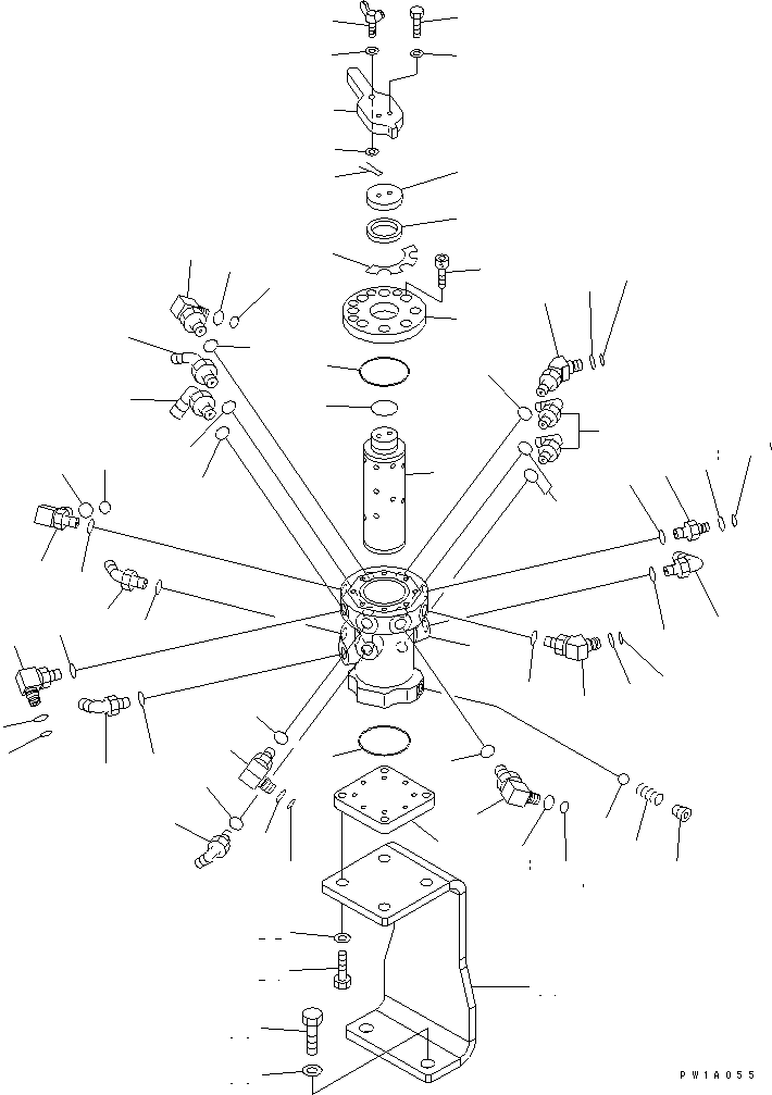 Excavators Komatsu / PC228USLC-3N-YA S/N 30001-UP(pc228uqr) / MALTI PATTERN (VALVE)(#20001-)(150280 : H1280-01A0)