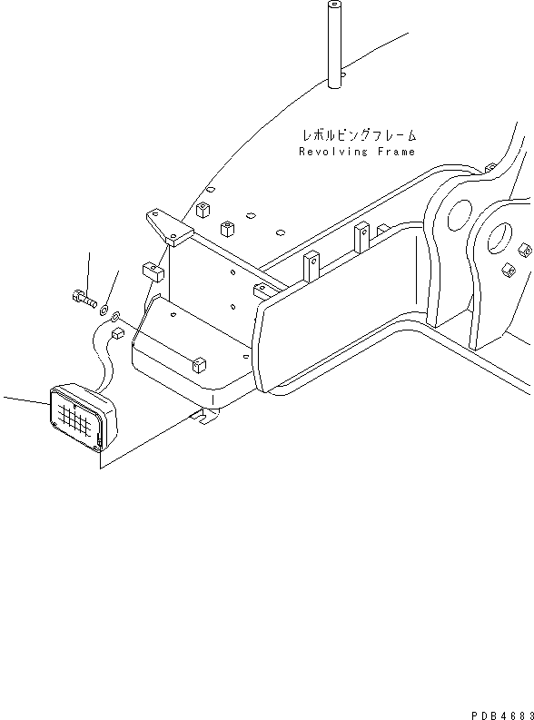 Excavators Komatsu / PC228USLC-1 S/N 11001-UP (For U.S.A.)(pc228usc) / WIRING (WORKING LAMP ? FRONT)(120070 : E0200-05A0)