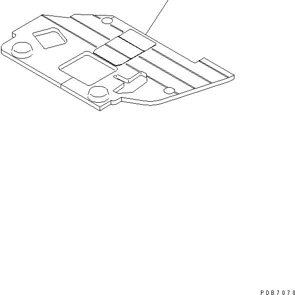 Komatsu parts book diagram for PC228UU-1-MO S/N 10001-UP: FLOOR MAT(#10022-10573)