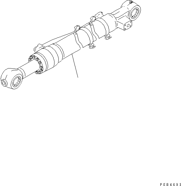 Komatsu parts book diagram for PC228UU-1-MO S/N 10001-UP: SLIDE ARM (BUCKET CYLINDER)(#10136-10573)