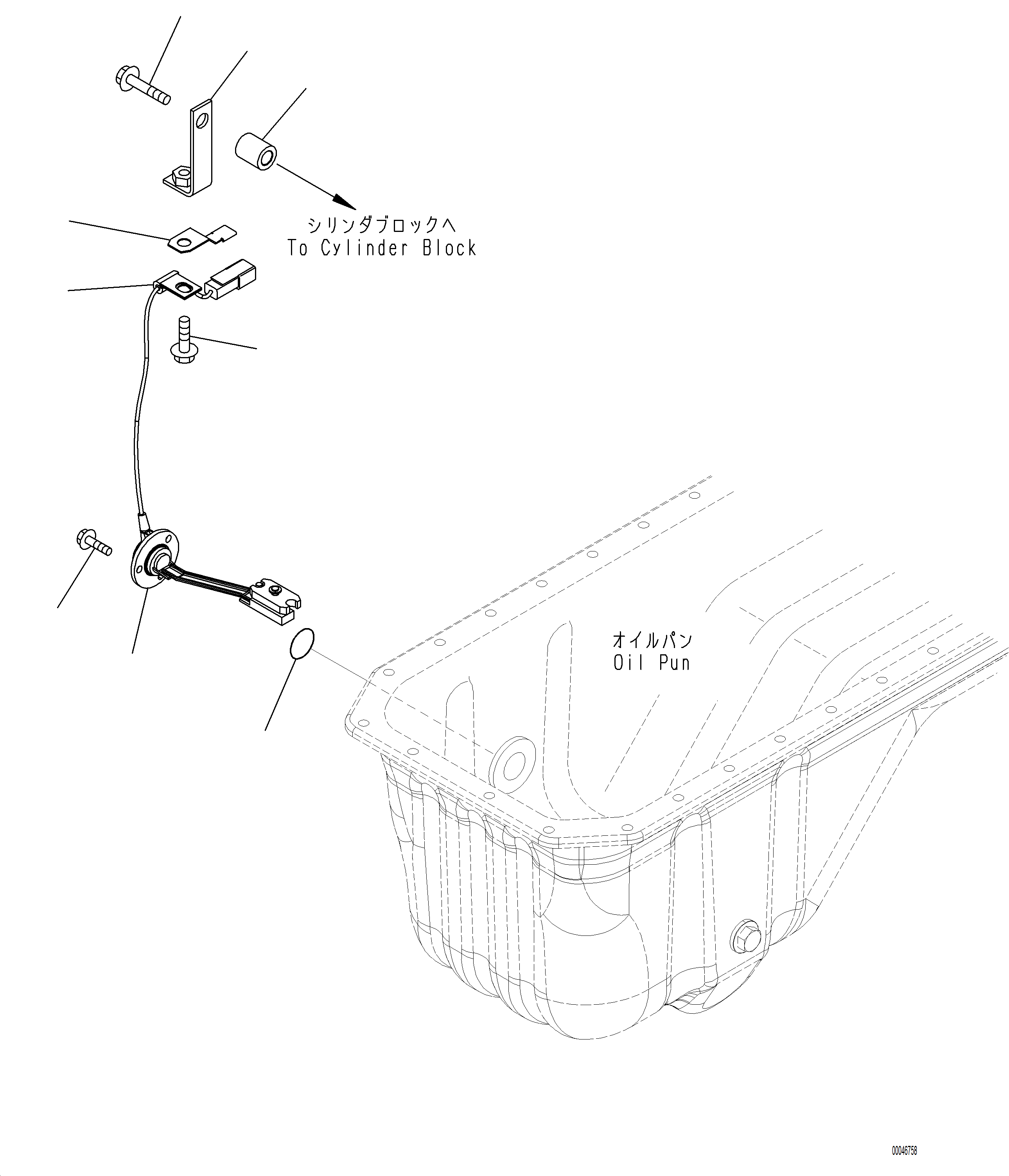 Excavators Komatsu / PC230F-11 SN A20700-UP(pc230f11) / ASD00-001001 ENGINE OIL LEVEL SENSOR(A-066 : ASD00-001001)