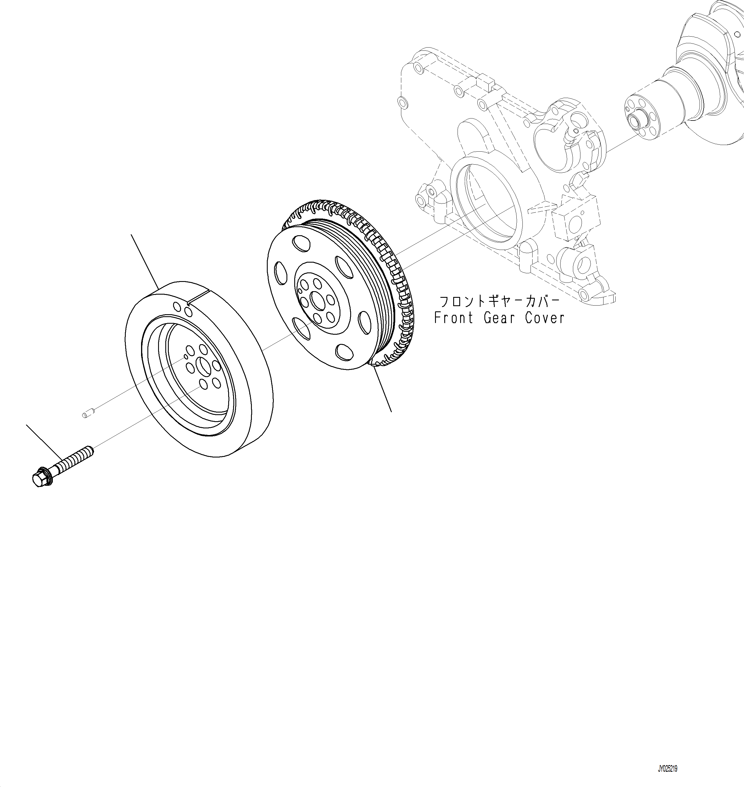 Excavators Komatsu / PC230F-11 SN A20700-UP(pc230f11) / ADA00-001001 VIBRATION DAMPER(A-070 : ADA00-001001)