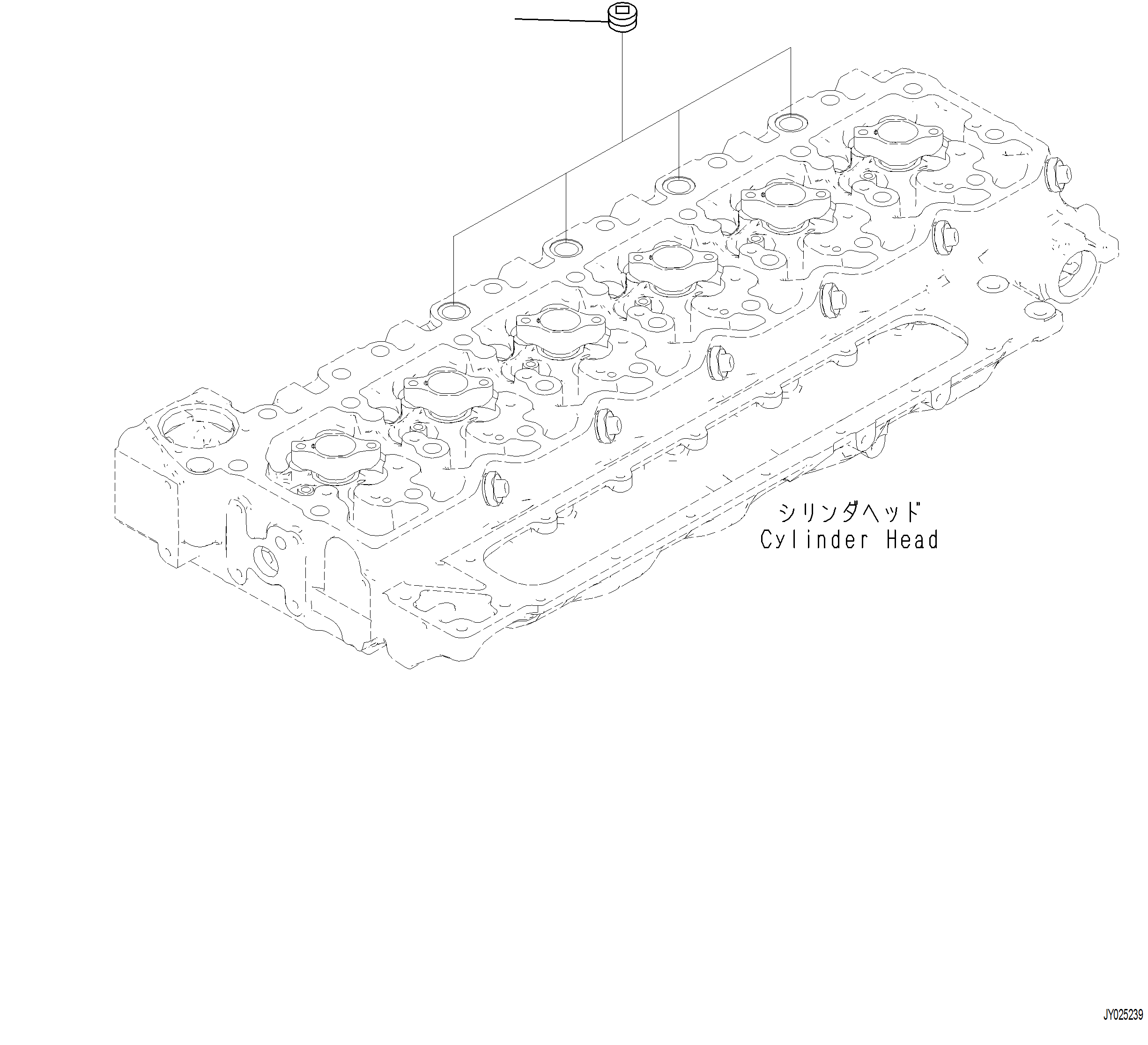 Excavators Komatsu / PC230F-11 SN A20700-UP(pc230f11) / AHC00-001001 CABIN HEATER PLUG(A-078 : AHC00-001001)