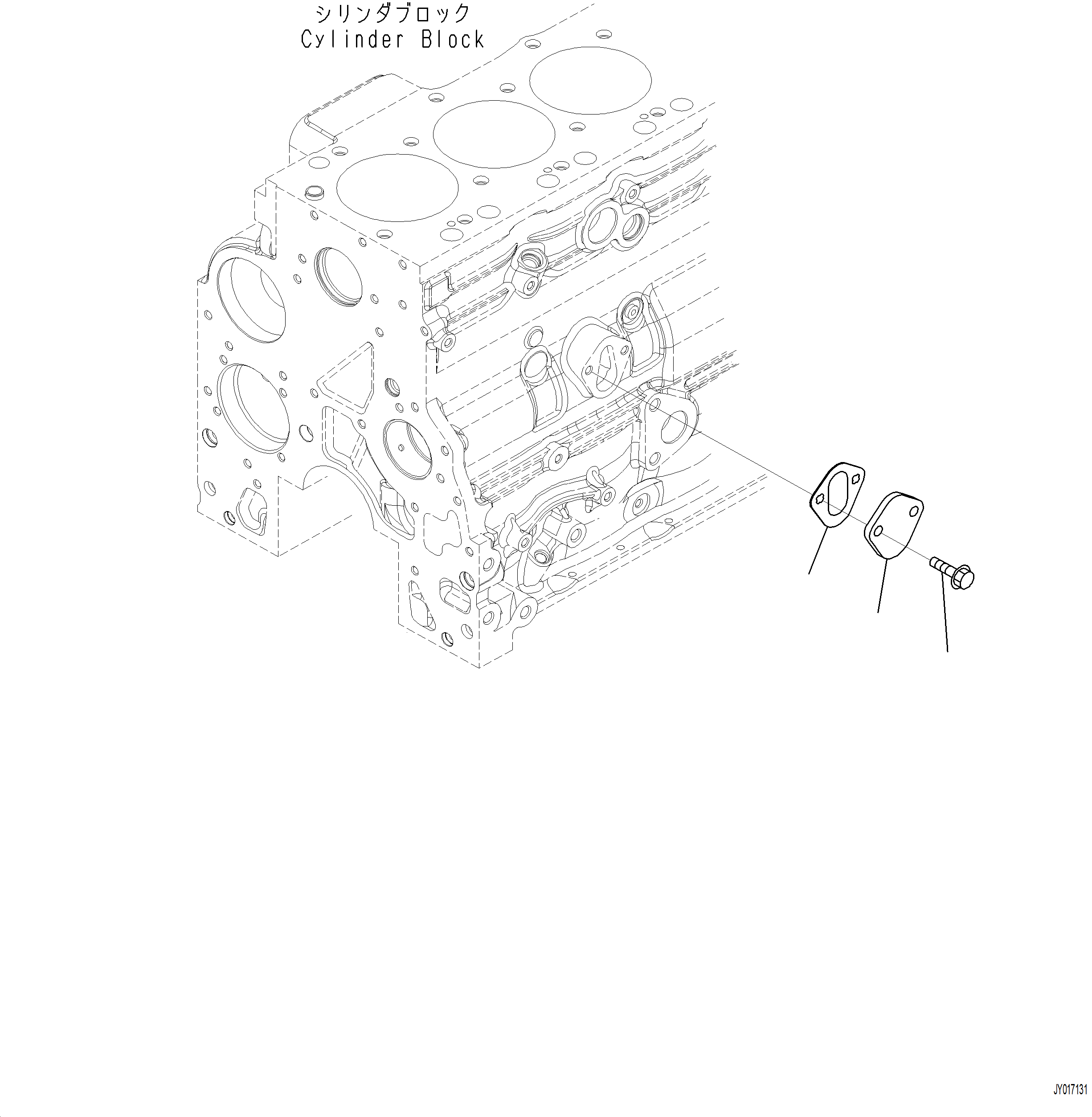 Komatsu parts book diagram for PC230F-11 SN A20700-UP: AOB10-001001 FUEL SYSTEM RELATED PARTS