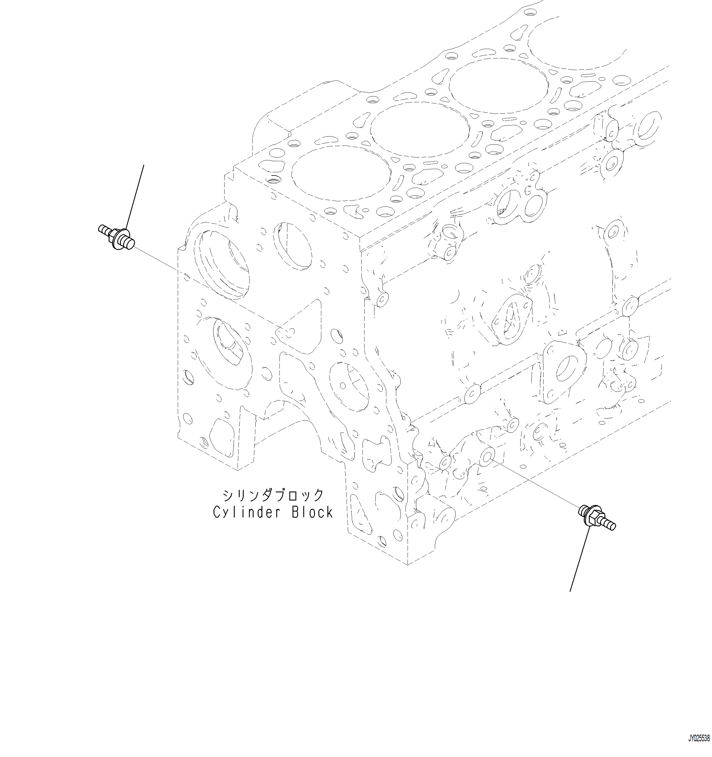 Excavators Komatsu / PC230F-11 SN A20700-UP(pc230f11) / AEA00-001001 ELECTRICAL PARTS BOLT(A-150 : AEA00-001001)