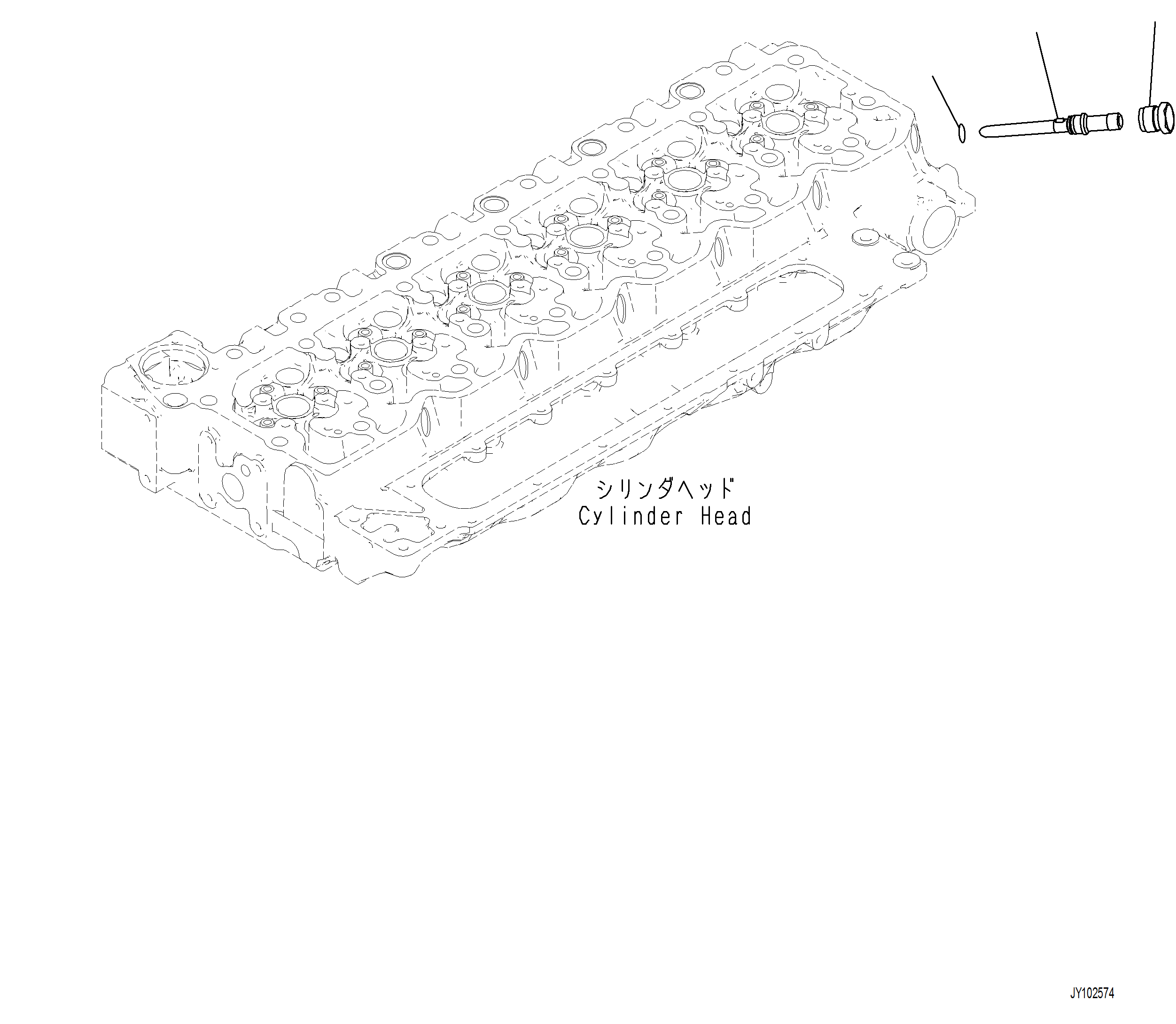 Excavators Komatsu / PC230F-11 SN A20700-UP(pc230f11) / APP10-001003 PARTS PERFORMANCE CONNECTOR (FOR REGULATION TIER4 FINAL)(A-160 : APP10-001003)