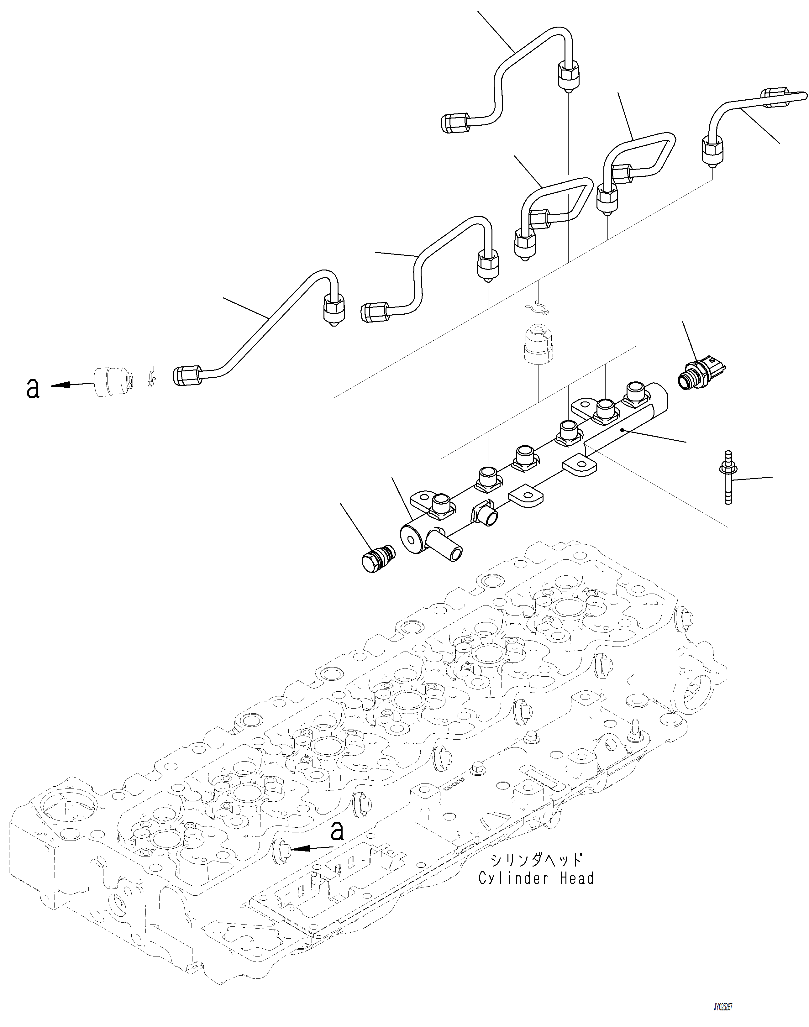 Excavators Komatsu / PC230F-11 SN A20700-UP(pc230f11) / APP10-001004 PARTS PERFORMANCE COMMON RAIL (FOR REGULATION TIER4 FINAL)(A-162 : APP10-001004)