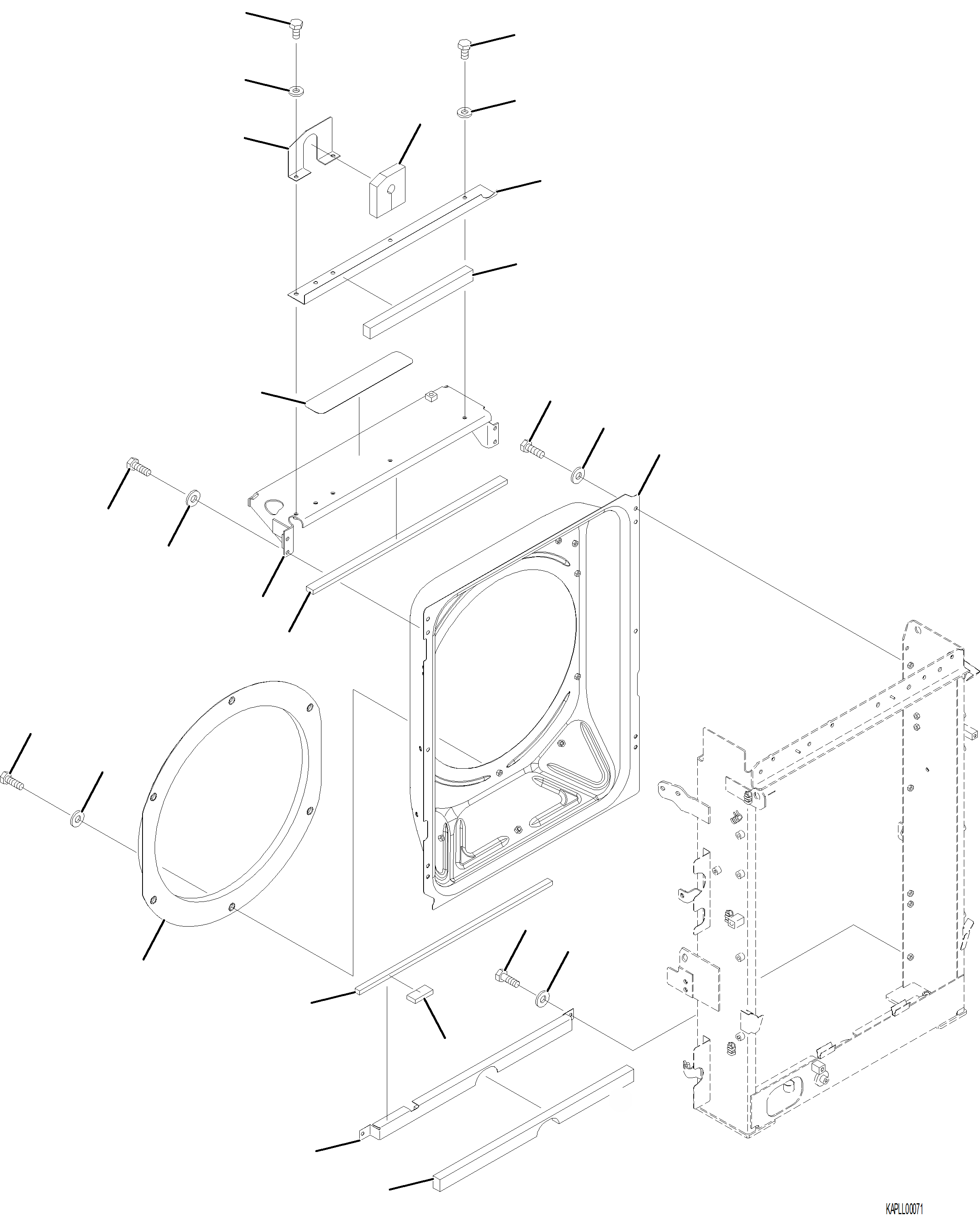 Excavators Komatsu / PC230F-11 SN A20700-UP(pc230f11) / C0100-001003 SHROUD(C-008 : C0100-001003)