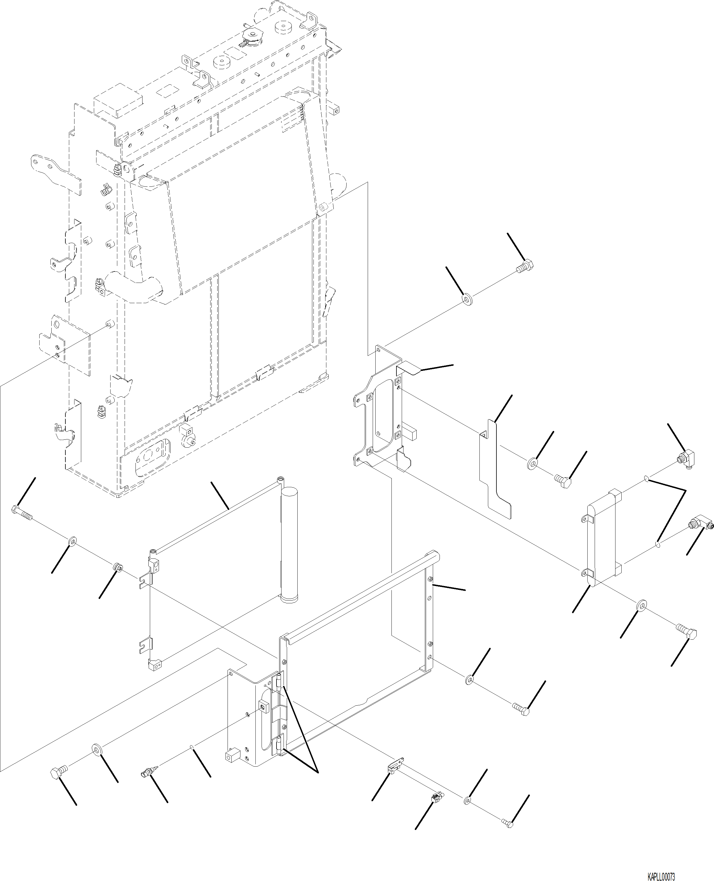 Excavators Komatsu / PC230F-11 SN A20700-UP(pc230f11) / C0100-001005 CONDENSER AND FUEL COOLER(C-012 : C0100-001005)