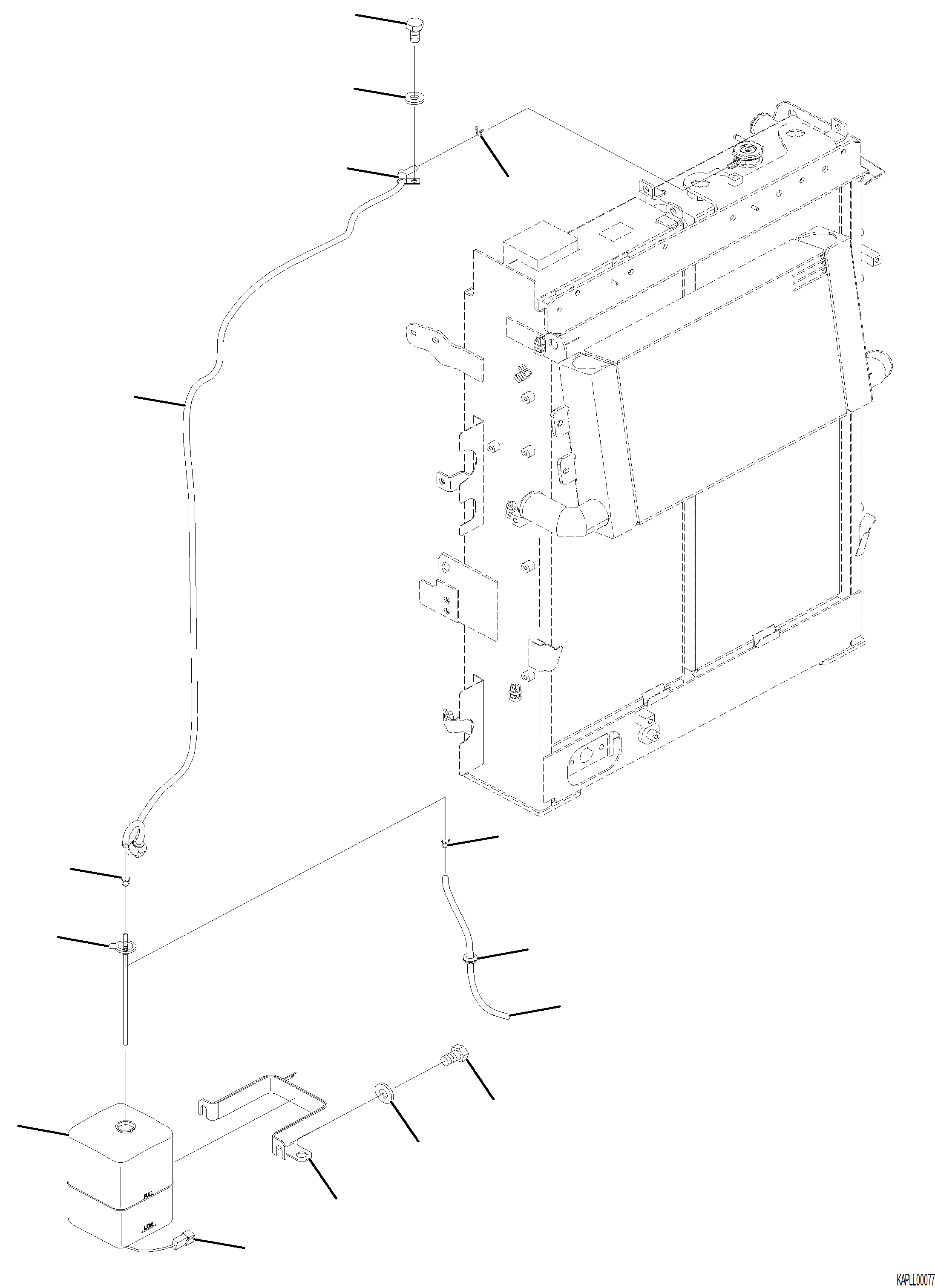 Excavators Komatsu / PC230F-11 SN A20700-UP(pc230f11) / C0100-001009 RESERVOIR TANK(C-022 : C0100-001009)