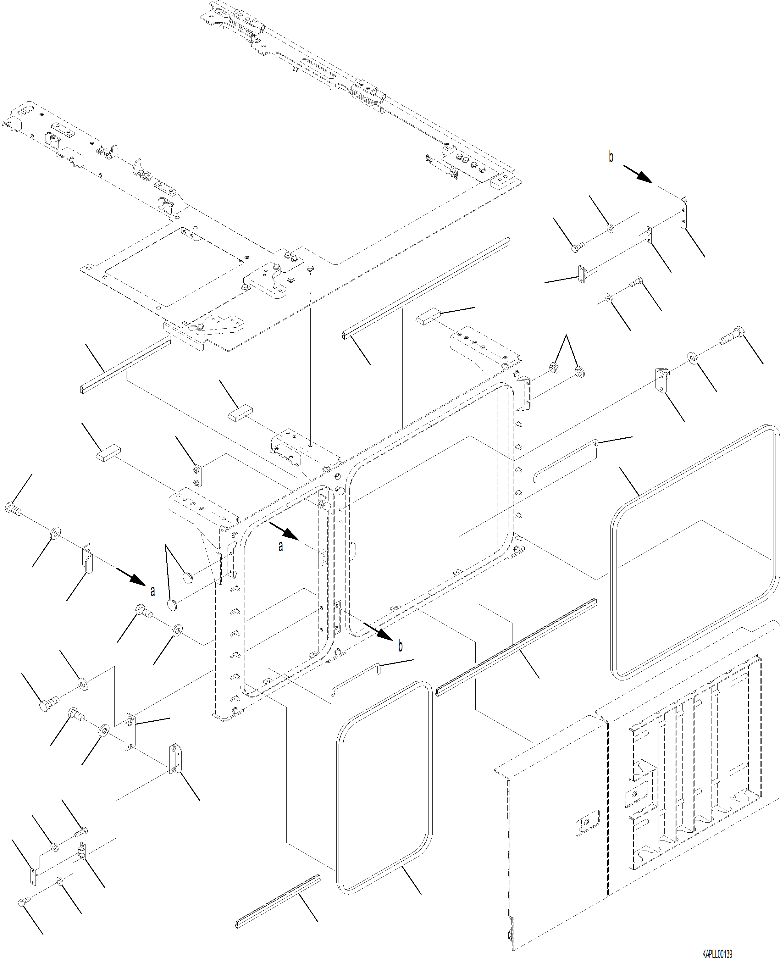 Excavators Komatsu / PC230F-11 SN A20700-UP(pc230f11) / M1130-001002 ACCESS DOOR L.H. (2/2)(M-012 : M1130-001002)