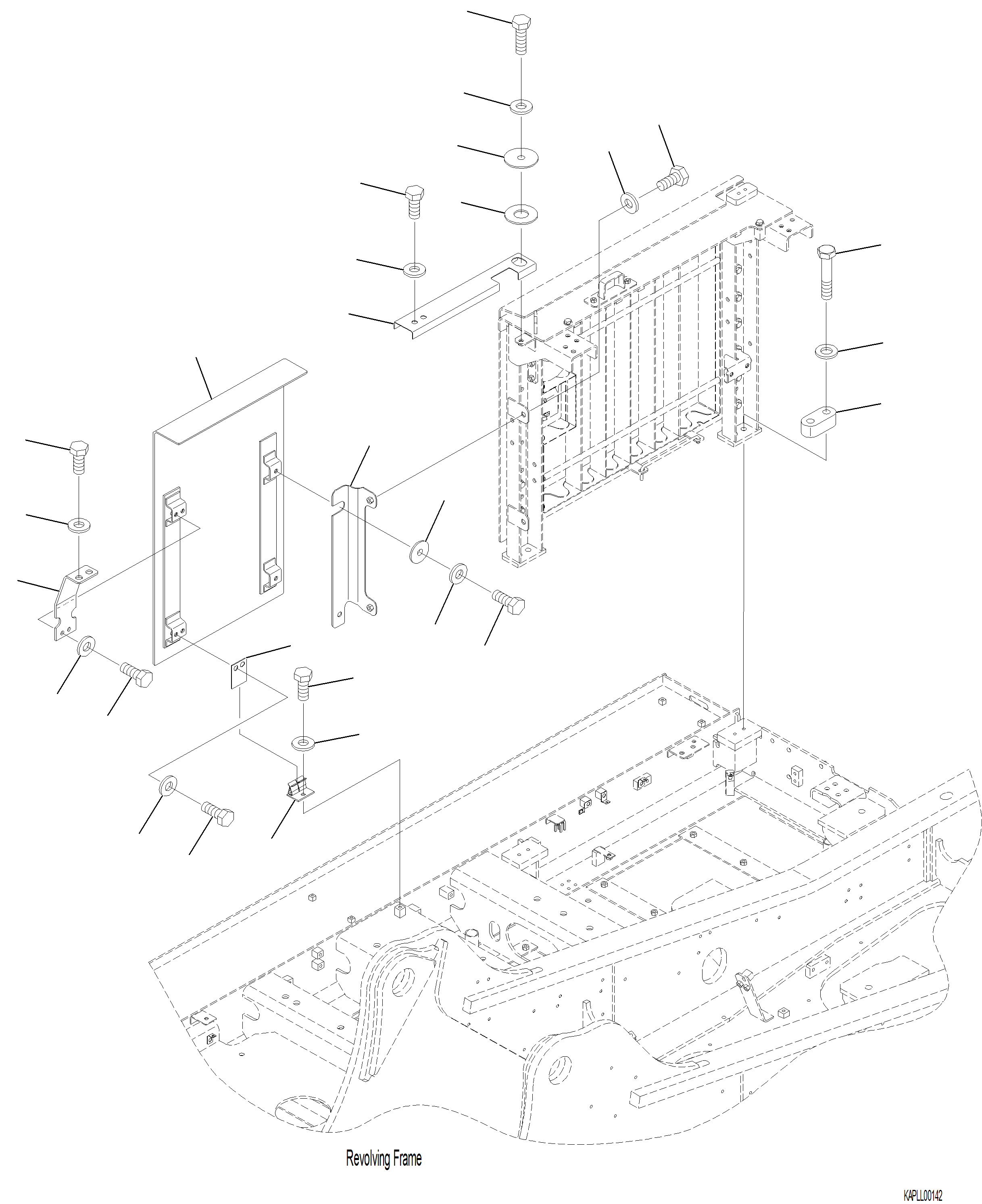 Excavators Komatsu / PC230F-11 SN A20700-UP(pc230f11) / M1140-001002 ACCESS DOOR R.H. (2/2) (WITHOUT SIDE CAMERA)(M-022 : M1140-001002)