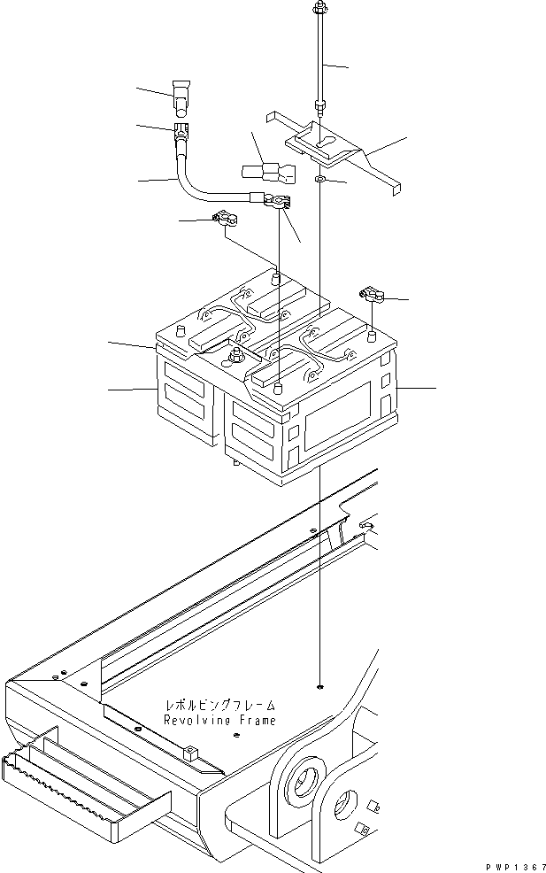 Excavators Komatsu / PC230NHD-7K S/N K40001-UP(pc230nhu) / BATTERY(120010 : E0100-01A0)