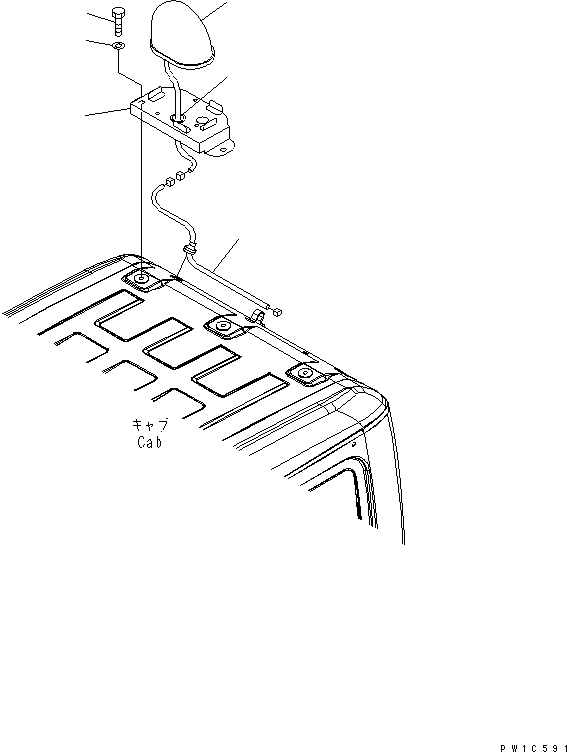 Excavators Komatsu / PC230NHD-7K S/N K40001-UP(pc230nhu) / BEACON(120140 : E0340-01A0)
