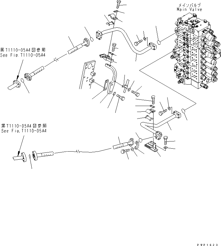 Excavators Komatsu / PC230NHD-7K S/N K40001-UP(pc230nhu) / ATTACHMENT ADDITIONAL LINE (2 ACTUATOR)(150410 : H1272-01A0)